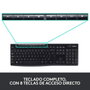 Logitech MK270 Combo de Teclado y Ratón Inalámbrico Negro, Español